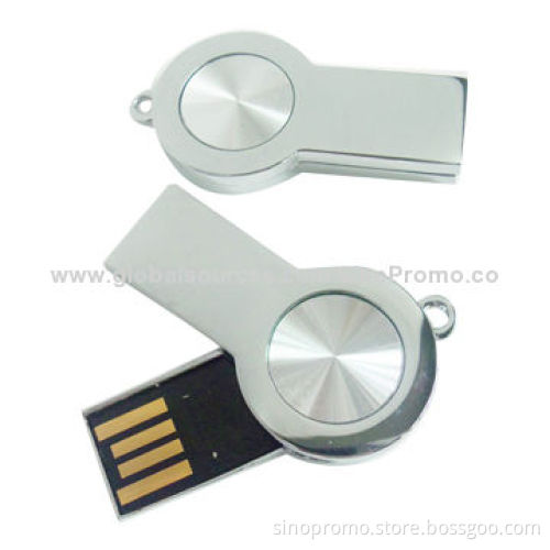 Mini Twist USB Flash Drives, Up to 32GB Capacity